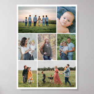 Skapa din egen 7-fotokollage poster