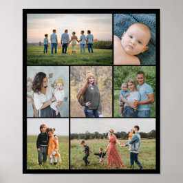 Skapa din egen 7-fotokollage poster