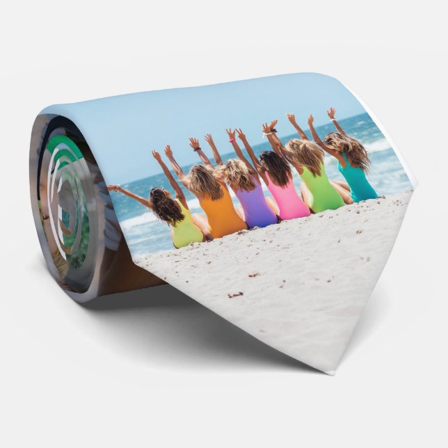 Skapa din egen 7-fotokollage slips (Rullad)