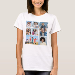 Skapa din egen 7-fotokollage t shirt