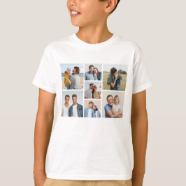 Skapa din egen 7-fotokollage t shirt