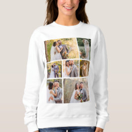 Skapa din egen 7 Photo Bröllop Collage T Shirt