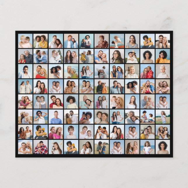 Skapa din egen 80-fotokollage flygblad (Framsidan)