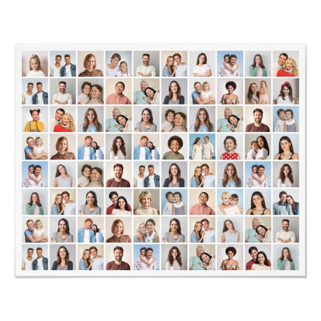 Skapa din egen 80 Photo Collage Foto EnUtvidgning (Framsidan)