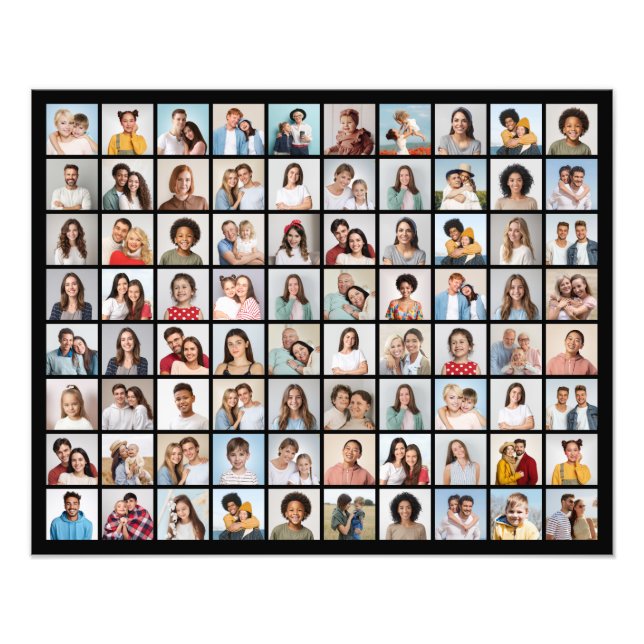 Skapa din egen 80 Photo Collage Foto EnUtvidgning (Framsidan)