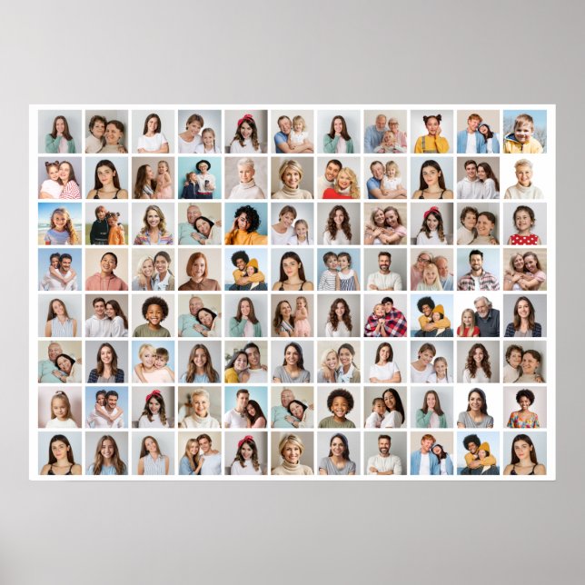 Skapa din egen 88-fotocollage poster (Framsidan)