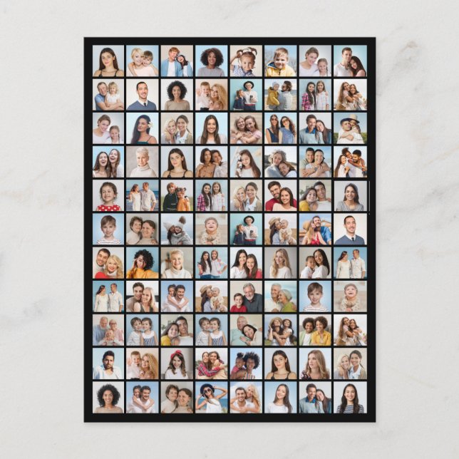 Skapa din egen 88-fotocollage  vykort (Framsida)