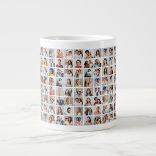Skapa din egen 88 fotokollage jumbo mugg