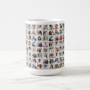Skapa din egen 88 fotokollage kaffemugg