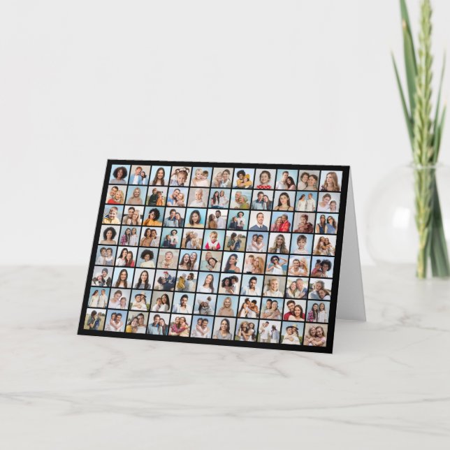 Skapa din egen 88 fotokollage kort (Framsida)