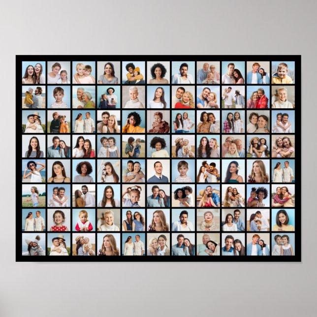 Skapa din egen 88 fotokollage poster (Framsidan)