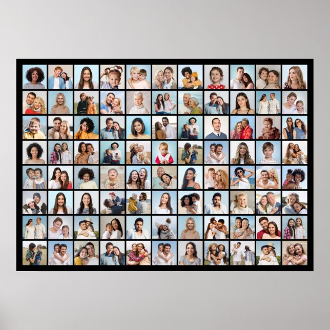Skapa din egen 88 fotokollage poster (Framsidan)