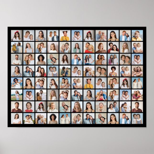 Skapa din egen 88 fotokollage poster (Framsidan)