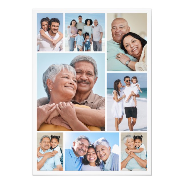 Skapa din egen 8 fotofotomakning för utvidgning fototryck (Framsidan)