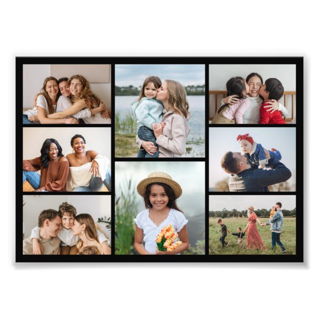 Skapa din egen 8 fotofotomakning för utvidgning fototryck (Framsidan)
