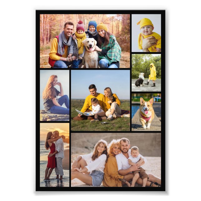 Skapa din egen 8 fotofotomakning för utvidgning fototryck (Framsidan)