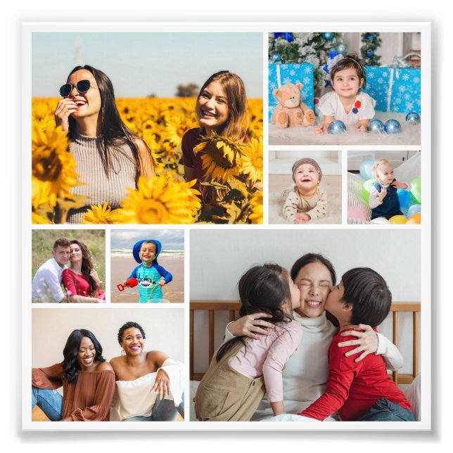 Skapa din egen 8 fotofotomakning för utvidgning fototryck (Framsidan)