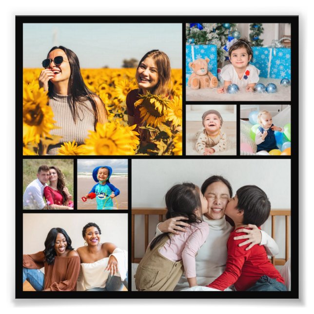 Skapa din egen 8 fotofotomakning för utvidgning fototryck (Framsidan)