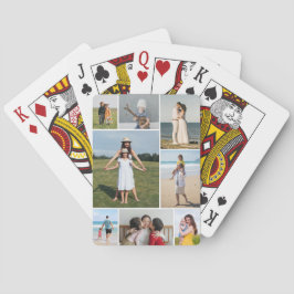 Skapa din egen 8-fotokollage casinokort