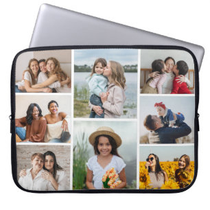 Skapa din egen 8-fotokollage laptop fodral