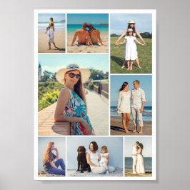 Skapa din egen 8-fotokollage poster