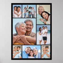 Skapa din egen 8-fotokollage poster