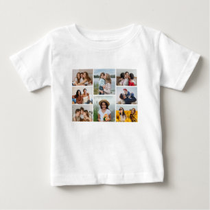 Skapa din egen 8-fotokollage t shirt