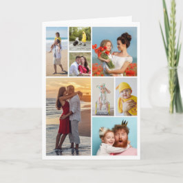 Skapa din egen 8 fotoskollage kort