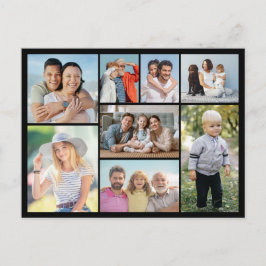 Skapa din egen 8 fotoskollage  vykort