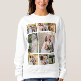 Skapa din egen 8 Photo Bröllop Collage T Shirt