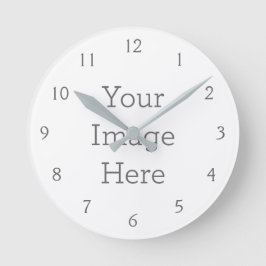 Skapa din egen 8-tums vägglås rund klocka