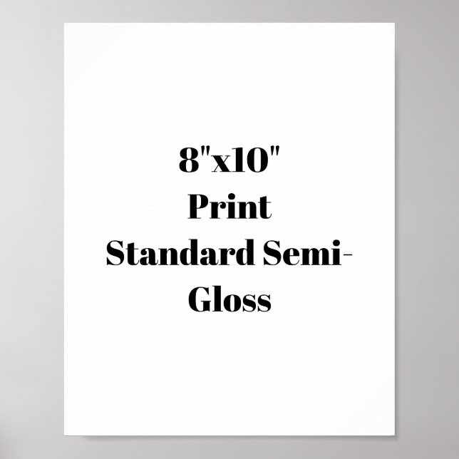 Skapa din egen 8"x10" poster (Framsidan)