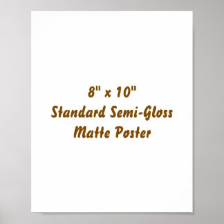 Skapa din egen 8" x 10" matta affisch