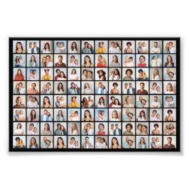 Skapa din egen 96-foto collage fotoförstoring fototryck