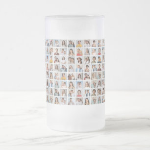 Skapa din egen 96-foto collage frostat ölglas