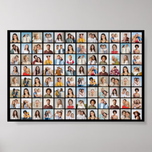 Skapa din egen 96-foto collage poster