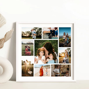 Skapa din egen 9-foto collage poster