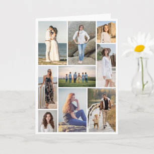 Skapa din egen 9-foto collage vikt kort