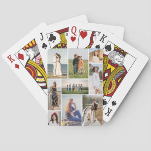 Skapa din egen 9-fotokollage casinokort
