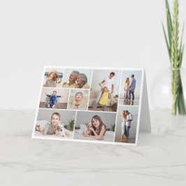 Skapa din egen 9-fotokollage kort
