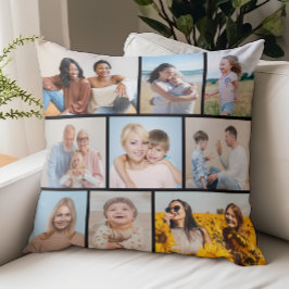 Skapa din egen 9-fotokollage kudde