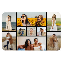 Skapa din egen 9-fotokollage magnet