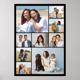 Skapa din egen 9-fotokollage poster