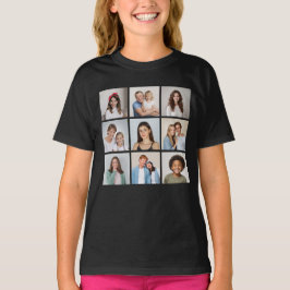 Skapa din egen 9-fotokollage t shirt