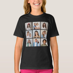 Skapa din egen 9-fotokollage t shirt