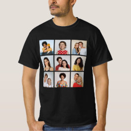 Skapa din egen 9-fotokollage t shirt