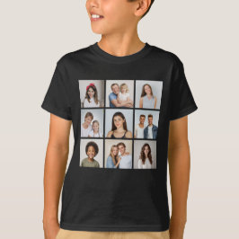 Skapa din egen 9-fotokollage t shirt