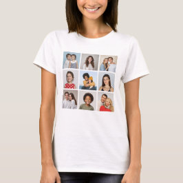 Skapa din egen 9-fotokollage t shirt
