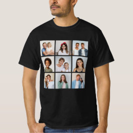 Skapa din egen 9-fotokollage t shirt