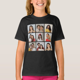 Skapa din egen 9-fotokollage t shirt